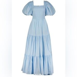 Elegant Blue Maxi Dress. New Jessakae, Luna Dress. Size: Small